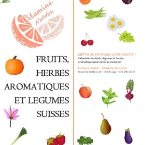 Ebook: Fruits, légumes et herbes aromatiques par mois